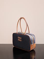 Okify MiuMiu Beau Large Denim Bag 34x20x10cm - 5