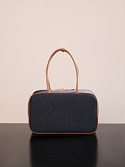 Okify MiuMiu Beau Large Denim Bag 34x20x10cm - 6