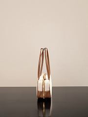 Okify MiuMiu Beau Small Canvas And Leather Bag 28x11.5x8cm - 3