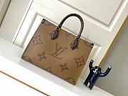 Okify Louis Vuitton OnTheGo MM Monogram Reverse Bag In Brown M45321 35x27x14cm - 6