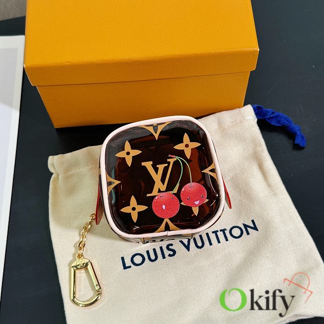 Okify Louis Vuitton x TM Cherry Cube Key Chain M14943 - 1