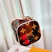 Okify Louis Vuitton x TM Cherry Cube Key Chain M14943 - 6