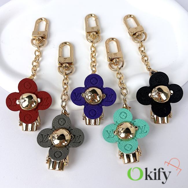 Okify Louis Vuitton Vivienne Colorful Gold Bag Charm  - 1