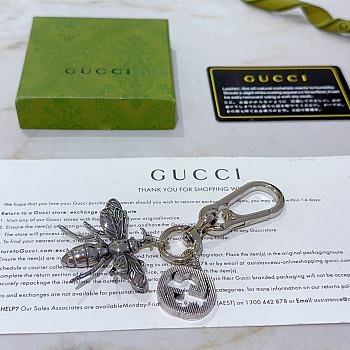 Okify Gucci Silver Bee Key Chain 