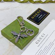 Okify Gucci Silver Bee Key Chain  - 4