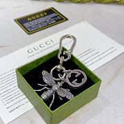 Okify Gucci Silver Bee Key Chain  - 3