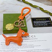 Okify Gucci Orange Dog Key Chain  - 5