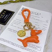Okify Gucci Orange Dog Key Chain  - 4