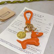 Okify Gucci Orange Dog Key Chain  - 3
