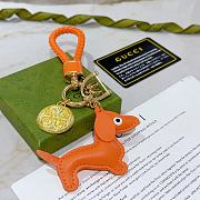 Okify Gucci Orange Dog Key Chain  - 2