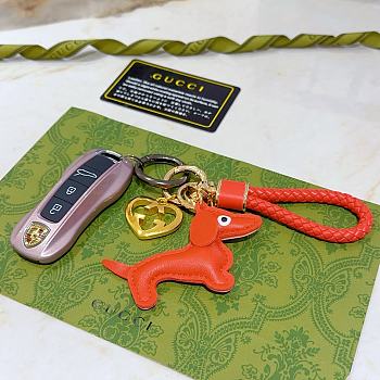 Okify Gucci Red Dog Key Chain