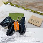 Okify Gucci Black Dog Key Chain - 4