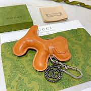 Okify Gucci Brown Dog Key Chain - 5