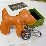 Okify Gucci Brown Dog Key Chain - 2