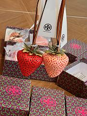 Okify Tory Burch Strawberry Bag Charm  - 5