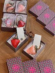 Okify Tory Burch Strawberry Bag Charm  - 4