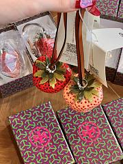 Okify Tory Burch Strawberry Bag Charm  - 2