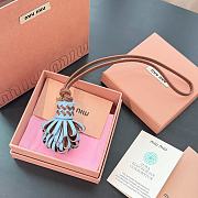 Okify MiuMiu Tassel Blue Bag Charm - 3