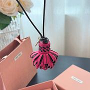 Okify MiuMiu Tassel Pink Bag Charm - 6