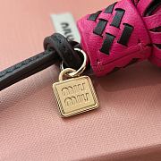 Okify MiuMiu Tassel Pink Bag Charm - 5