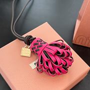 Okify MiuMiu Tassel Pink Bag Charm - 2