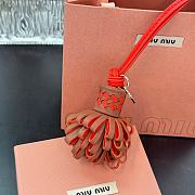 Okify MiuMiu Tassel Red Bag Charm - 5
