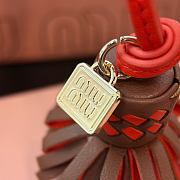 Okify MiuMiu Tassel Red Bag Charm - 3