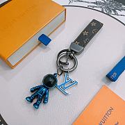 Okify Louis Vuitton Blue Astronaut Key Chain  - 4
