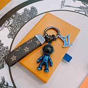 Okify Louis Vuitton Blue Astronaut Key Chain  - 3