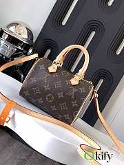 Okify Louis Vuitton Nano Speedy Monogram Bag M61252 16x11x9cm - 2