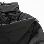 Okify Canada Goose Black Hooded Down Jacket Unisex  - 4