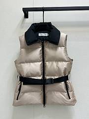 Okify Dior Puffer Sleeveless Jacket For Women  - 1