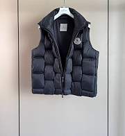 Okify Moncler Black Sleeveless Down Jacket Unisex - 3