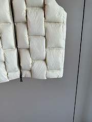 Okify Moncler White Sleeveless Down Jacket Unisex - 4