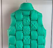 Okify Moncler Green Sleeveless Down Jacket Unisex - 3