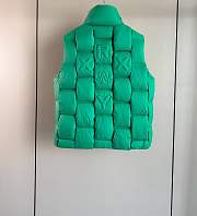Okify Moncler Green Sleeveless Down Jacket Unisex - 4