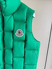Okify Moncler Green Sleeveless Down Jacket Unisex - 6