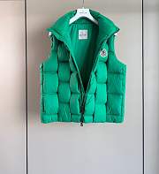 Okify Moncler Green Sleeveless Down Jacket Unisex - 5