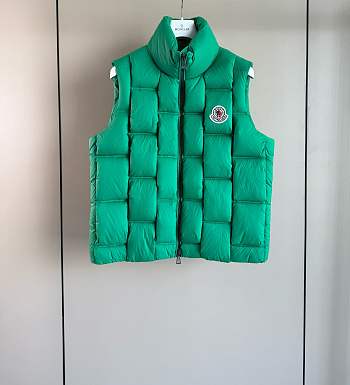 Okify Moncler Green Sleeveless Down Jacket Unisex