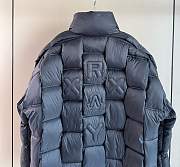 Okify Moncler Black Zippered Down Jacket Unisex - 5