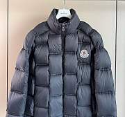 Okify Moncler Black Zippered Down Jacket Unisex - 6