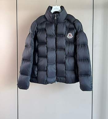 Okify Moncler Black Zippered Down Jacket Unisex