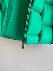 Okify Moncler Green Zippered Down Jacket Unisex - 5