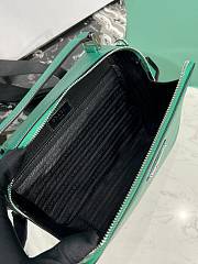 Okify Prada Brique Medium Saffiano Leather Bag In Green 2VH069 22x16x6cm - 2