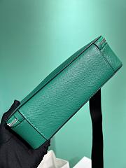 Okify Prada Brique Medium Saffiano Leather Bag In Green 2VH069 22x16x6cm - 5