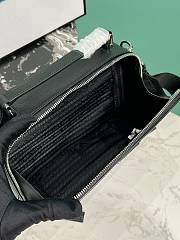 Okify Prada Brique Medium Saffiano Leather Bag In Black 2VH069 22x16x6cm - 5