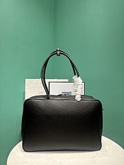 Okify Prada Large Leather Top Handle Bag In Black 1BB128 35x23x10cm - 2