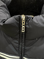 Okify Gucci Nylon Dark Blue Down Jacket Unisex - 2