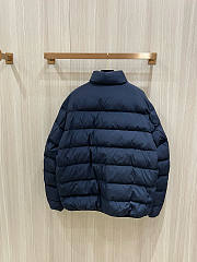 Okify Gucci Nylon Dark Blue Down Jacket Unisex - 4