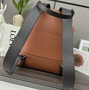 Okify Loewe Goya Backpack In Brick Orange 41x37x15cm  - 4